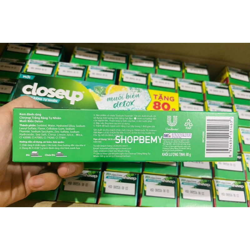 Kem đánh răng PS tuýp 30g, 50g, 80g