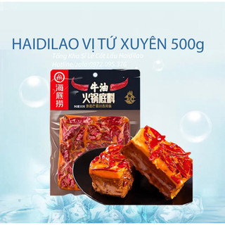 Cốt lẩu vị tứ xuyên haidilao 500gr
