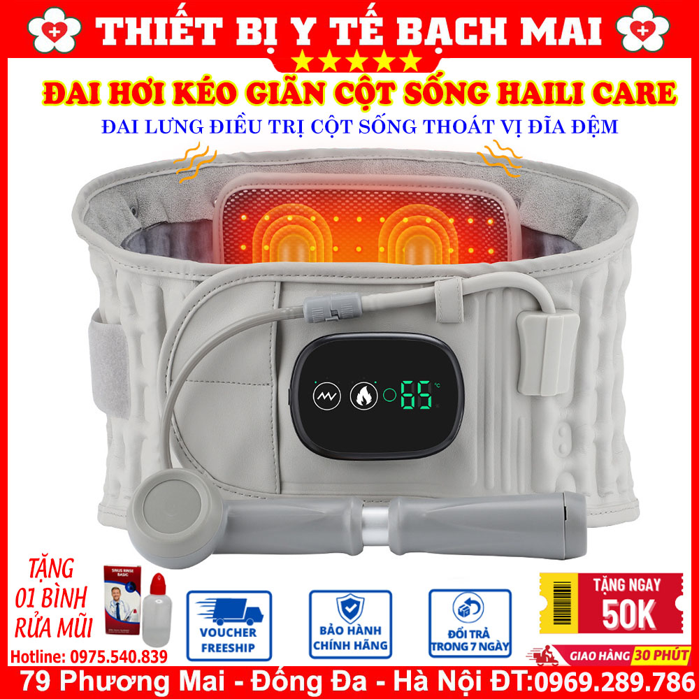 Đai Lưng Bơm Hơi Điều Trị Cột Sống Thoát Vị Đĩa Đệm MIKO Z5