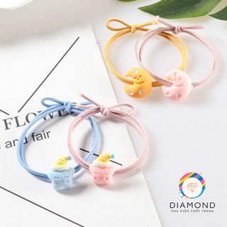 Dây cột tóc trăng sao dễ thương diamond ct12