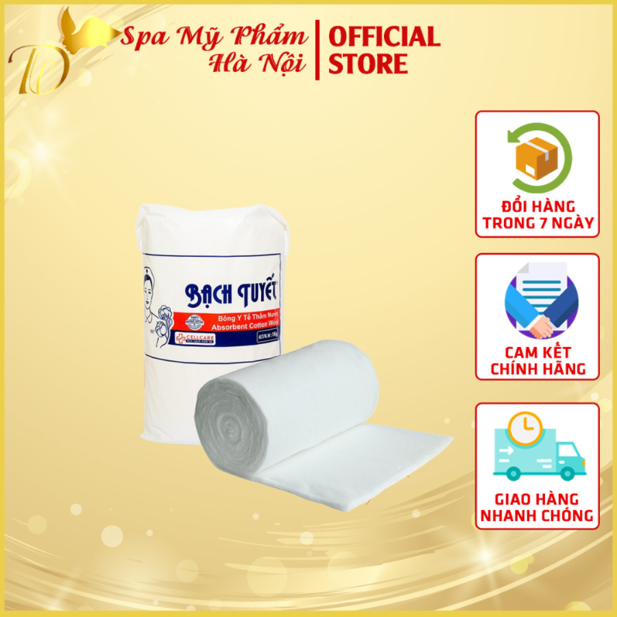 Bông Cuộn Thấm Nước Y Tế - Bông Bạch Tuyết - 1kg