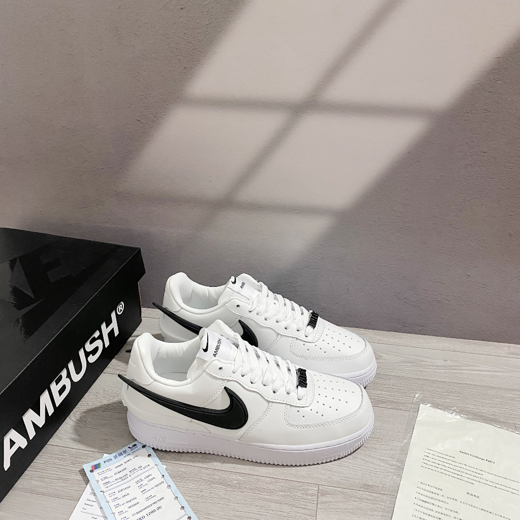 Giày Thể Thao Nikee AMBUSH x Air Force 1 Low Phantom Af1 Trắng Sữa Cao Cấp