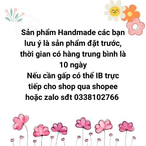 Kẹp tóc móc len cute pastel