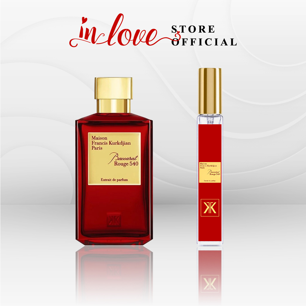 Nước hoa nam nữ Maison MFK Baccarat Rouge 540 EDP chính hãng thơm lâu chiết 10ml – Dầu thơm nam nữ của sự sang trọng