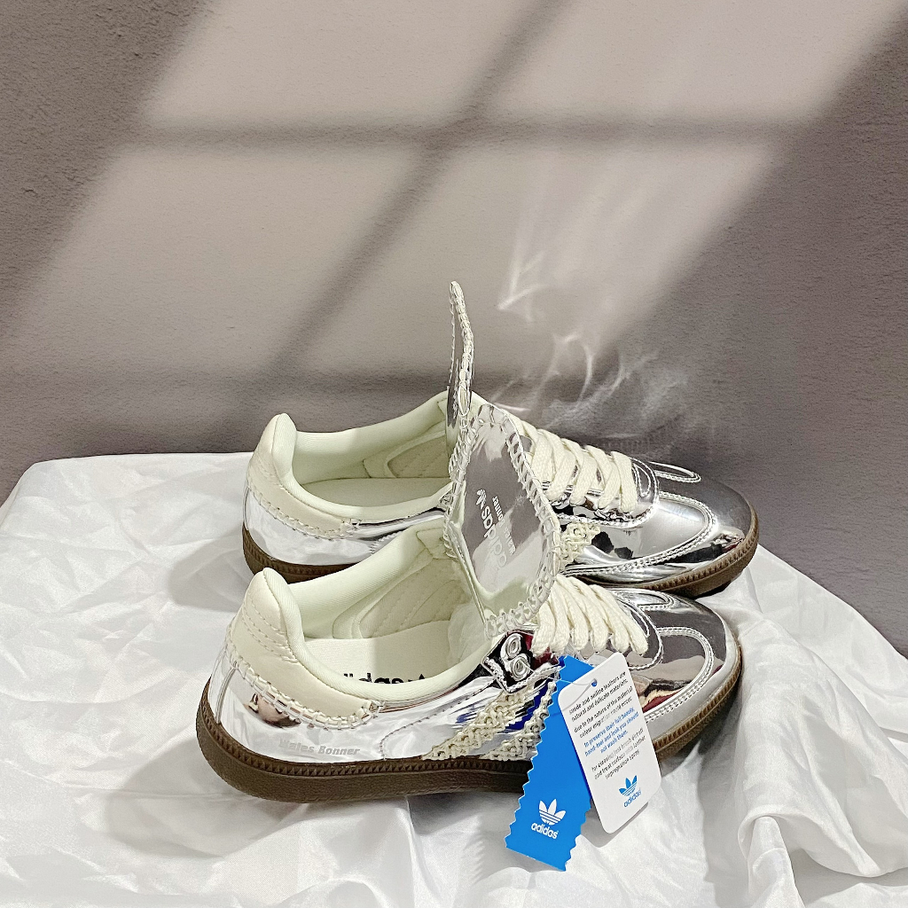 Giày thể thao Adidas Samba 'Wales Bonner Silver' IG8181 hottrend 2023