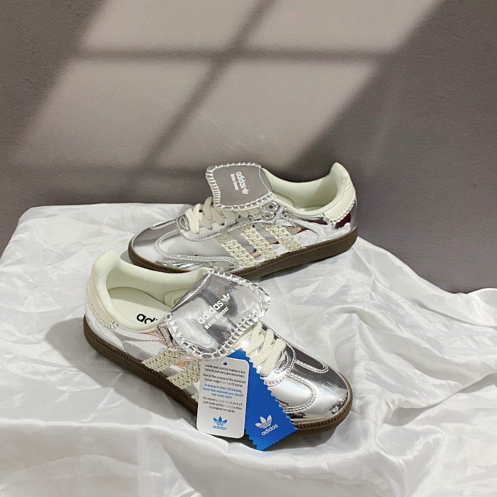 Giày thể thao Adidas Samba 'Wales Bonner Silver' IG8181 hottrend 2023