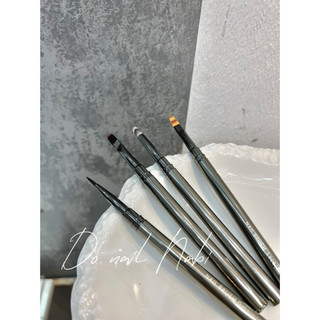 Cọ xéo làm vân đá , cọ omber, cọ dặm, cọ thư pháp vẽ màu nước làm nail