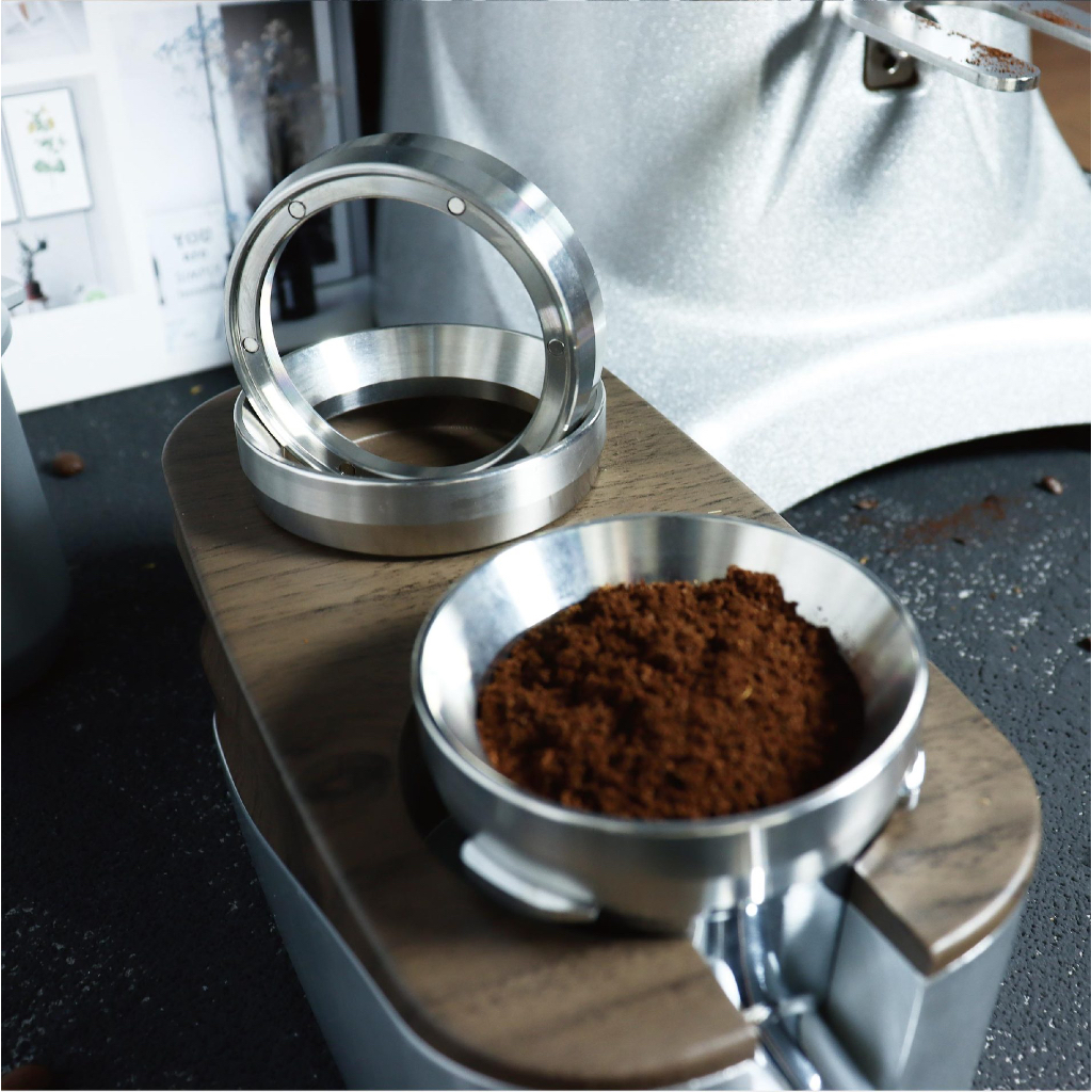 Vòng đong cà phê 58mm 53mm 51mm thép không gỉ inox 304 stainless steel dosing ring coffee