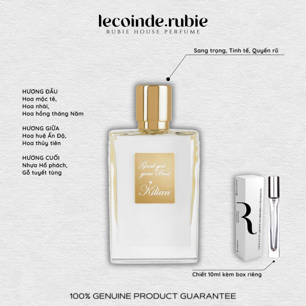 KlLLlAN • GOOD GIRL GONE BAD • Eau de Parfum - 10ML Nước Hoa Chính Hãng