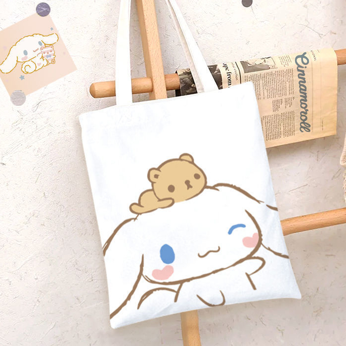 Túi Vải Canvas Cinnamoroll Cute MEILI STORE