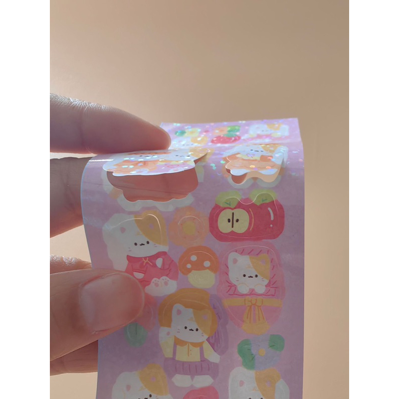 RANDOM 50 STICKER DECOR TOPLOADER, Combo sticker tiện lợi trang trí.