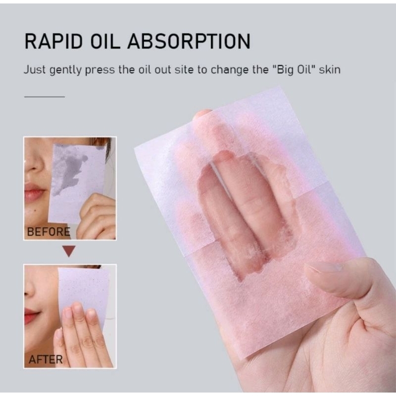 Giấy Thấm Dầu Ngăn Mồ Hôi Mặt Antipersp thấm hút mồ hôi mặt