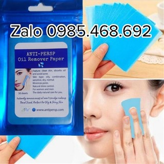 Giấy Thấm Dầu Ngăn Mồ Hôi Mặt Antipersp thấm hút mồ hôi mặt