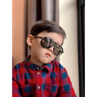 Áo sơ mi kẻ đỏ H&M sz 4-24M