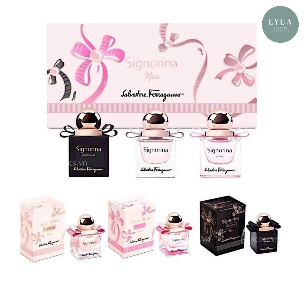 SIGNORINA - Set 3 Nước Hoa Signorina Salvatore Ferragamo