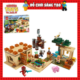 Xếp hình Minecraft Cuộc đột kích của Illager - Đồ Chơi Lắp Ghép Sáng Tạo - KSZ 1010 Ideas 21160
