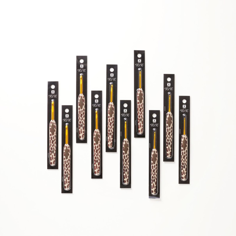 Kim móc Clover hoạ tiết da beo