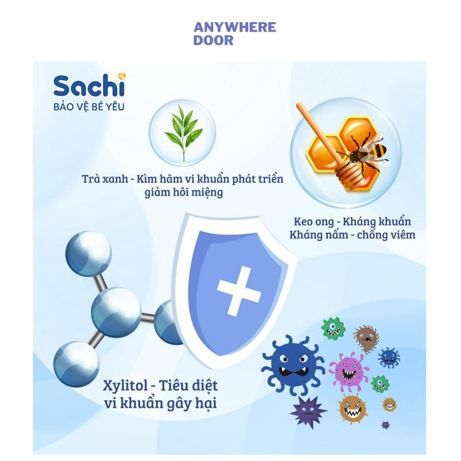 Xịt chống sâu răng Sachi 30ml