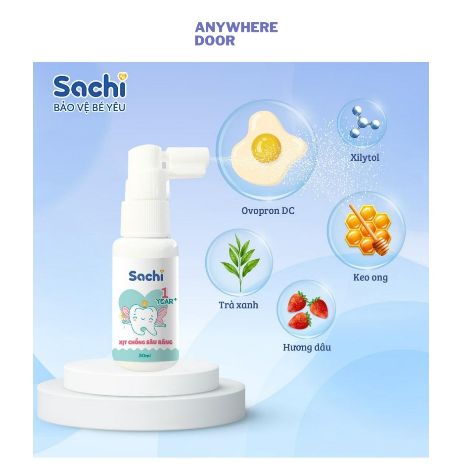 Xịt chống sâu răng Sachi 30ml