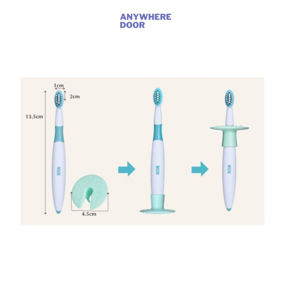 Bàn chải đánh răng Nuk cho bé từ 12 tháng