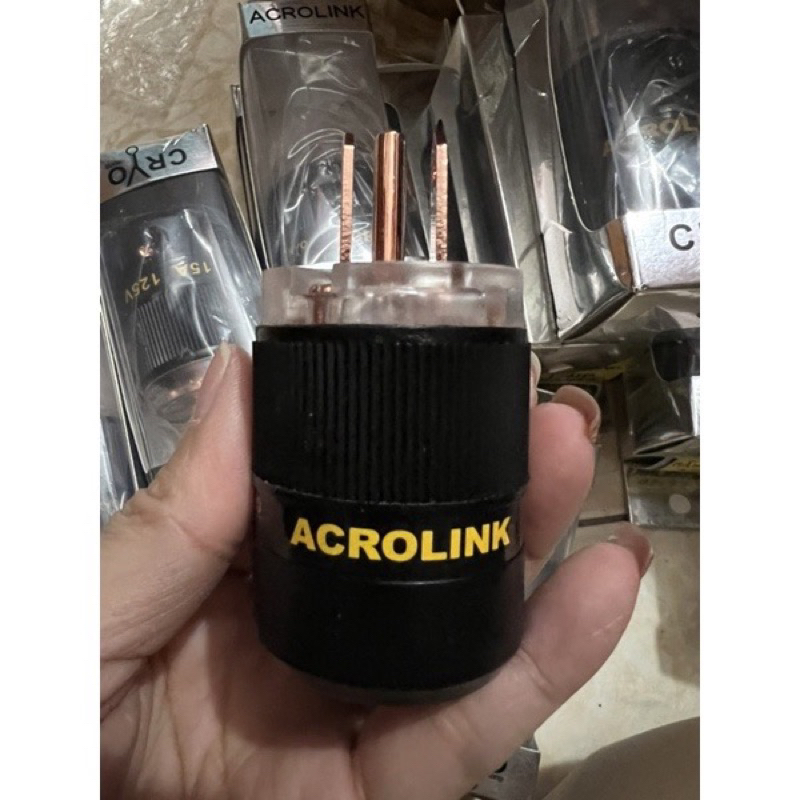 Jack nguồn amply Acrolink ảnh thật