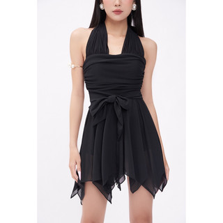 DOUBLEBIZZ - Đầm BOSTON DRESS ĐEN