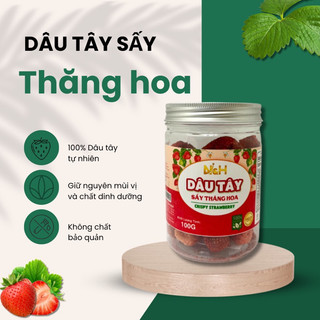 Dâu Tây sấy thăng hoa n&h hộp 100gram