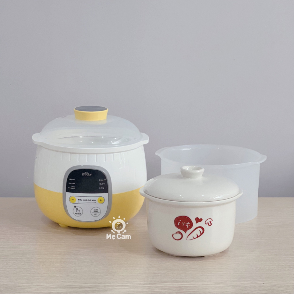 Nồi nấu cháo chậm Bear 0.8L