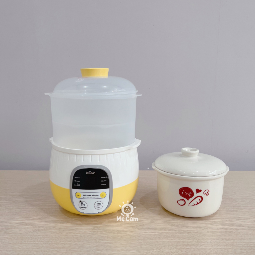 Nồi nấu cháo chậm Bear 0.8L