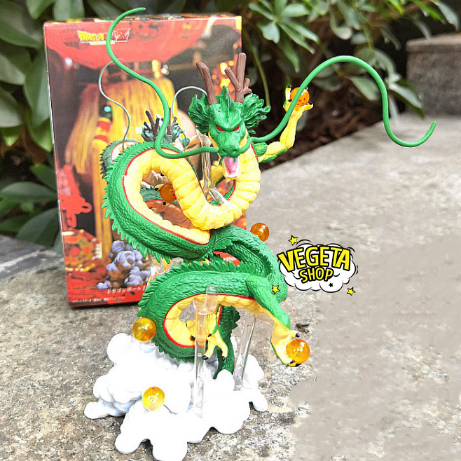 Mô hình Dragon ball - Mô hình rồng Shenron Shenlong Rồng thần trái đất - Full box - Cao 18cm - 7 Bảy viên ngọc rồng