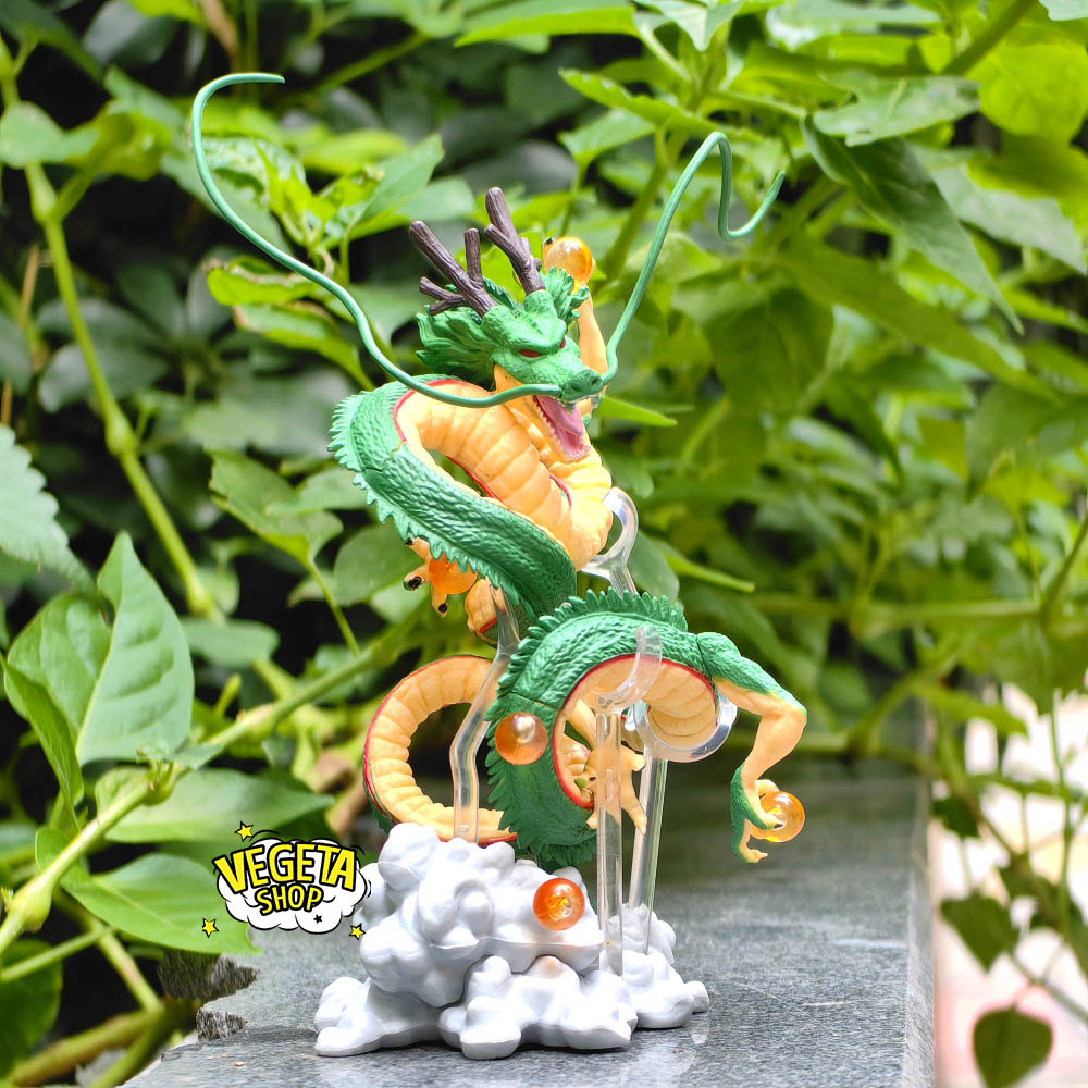 Mô hình Dragon ball - Mô hình rồng Shenron Shenlong Rồng thần trái đất - Full box - Cao 18cm - 7 Bảy viên ngọc rồng