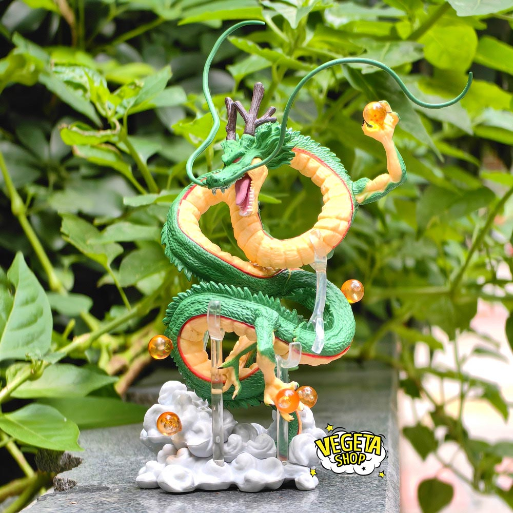 Mô hình Dragon ball - Mô hình rồng Shenron Shenlong Rồng thần trái đất - Full box - Cao 18cm - 7 Bảy viên ngọc rồng