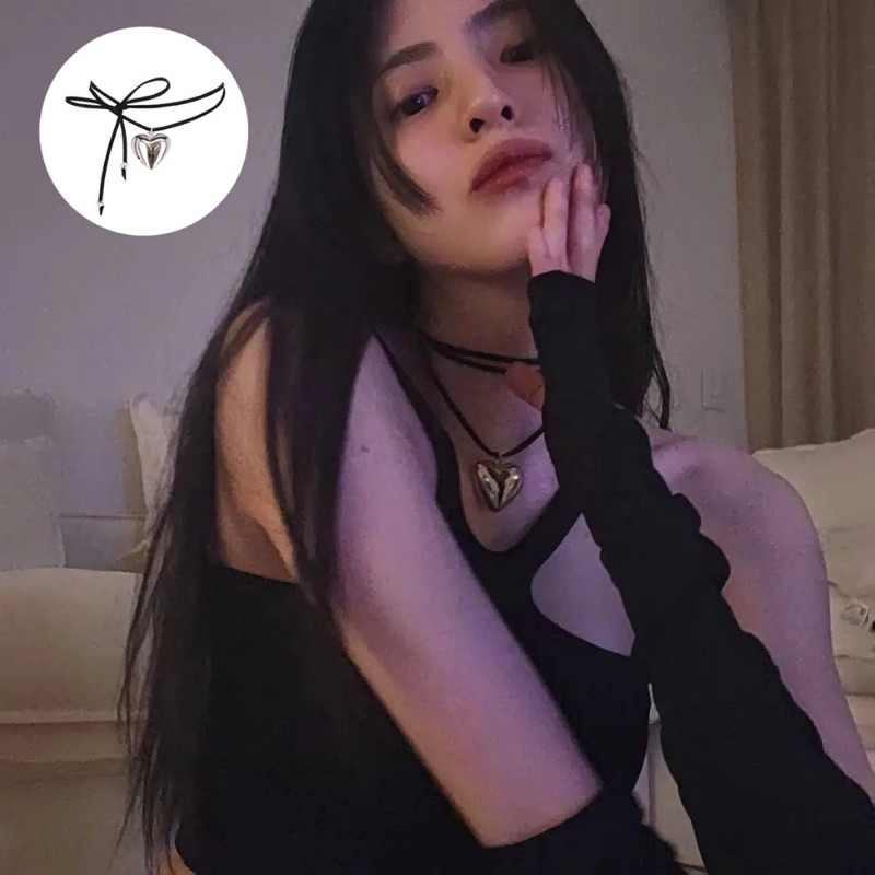 Vòng cổ trái tim mai phương bùi