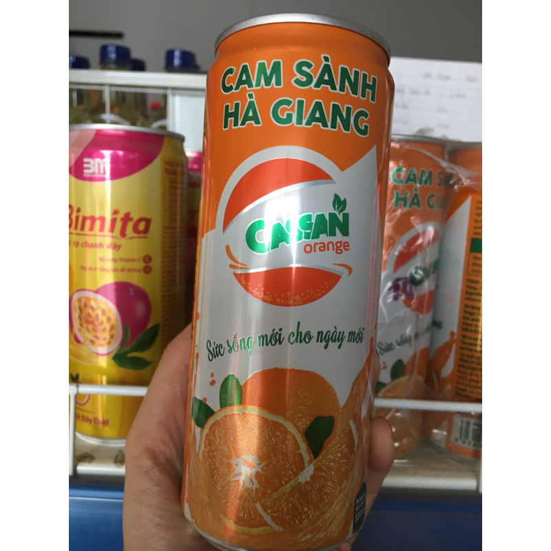 Lốc 6 lon Nước cam sành hà giang