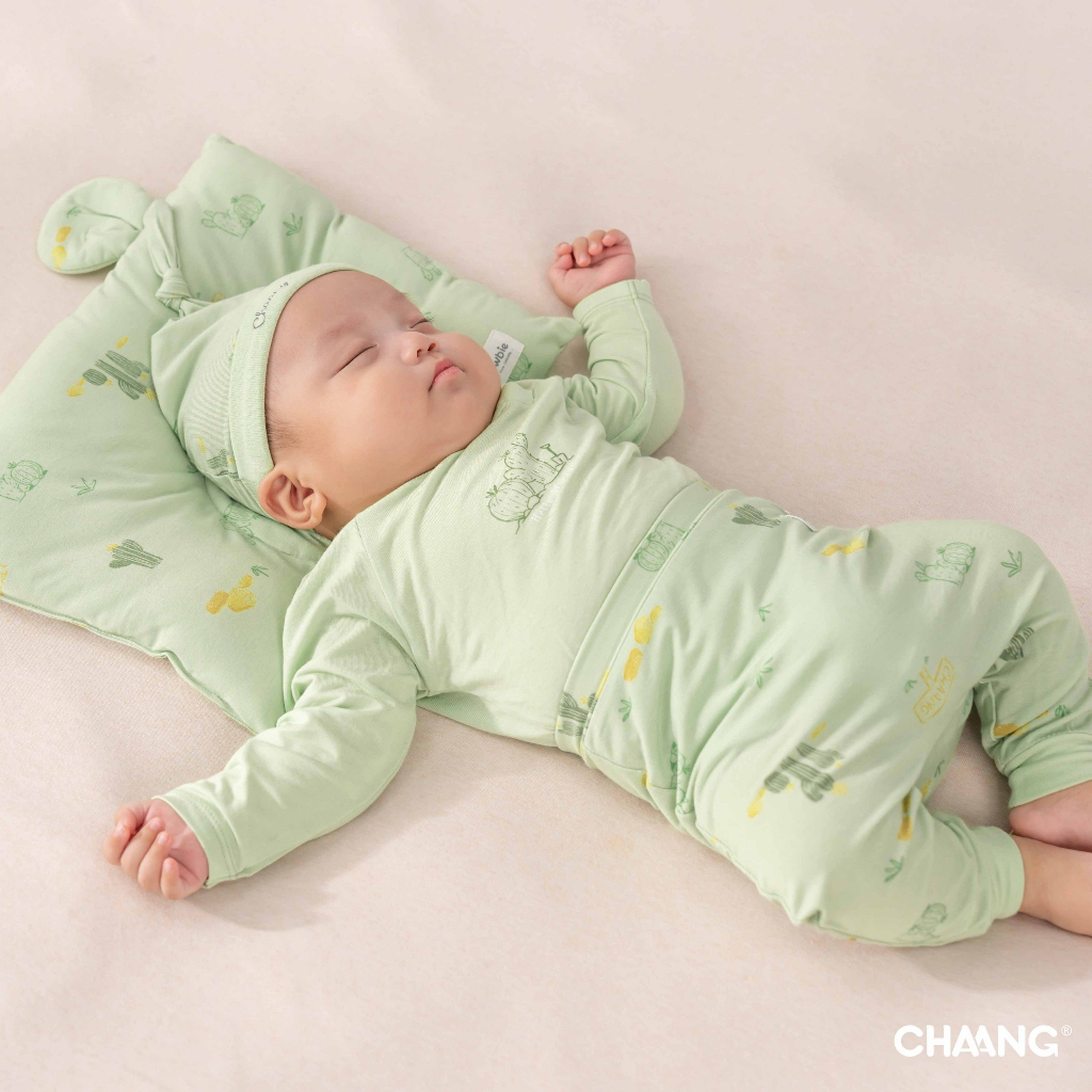 Bộ body chip, body dài Chaang Treasure cho bé 3 - 6 tháng AW23