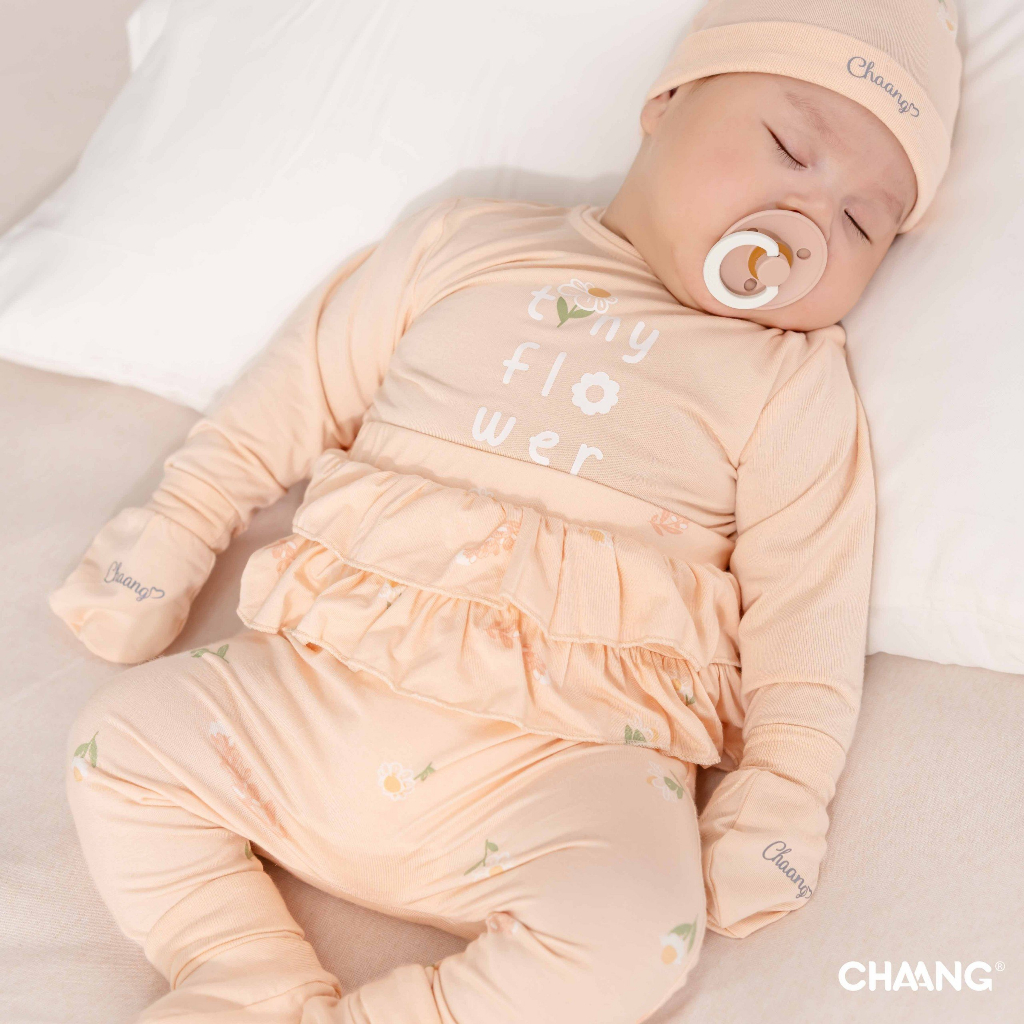 Bộ body chip, body dài Chaang Treasure cho bé 3 - 6 tháng AW23