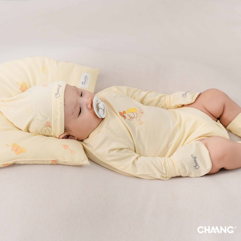 Bộ body chip, body dài Chaang Treasure cho bé 3 - 6 tháng AW23