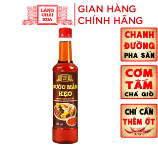 Nước mắm kẹo Làng Chài Xưa 525ml/chai chanh đường pha sẵn, dùng với cơm tấm, chả giò, bún thịt nướng