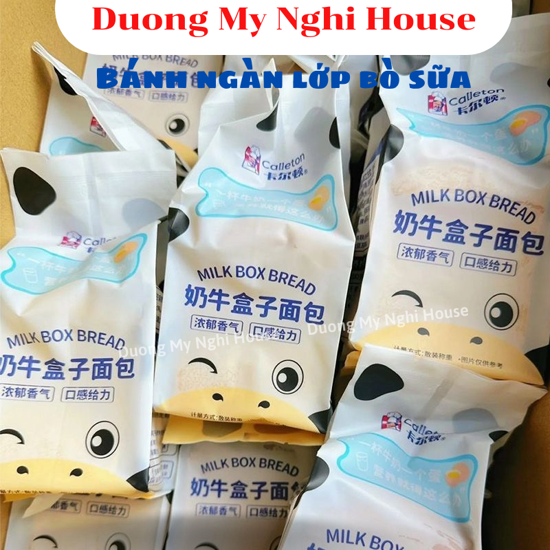 Bánh mì ngàn lớp bơ sữa mini 🔥 Freeship🔥 DMN House, bánh mì ngàn lớp sandwich bò sữa siêu thơm ngon vị sữa FD672