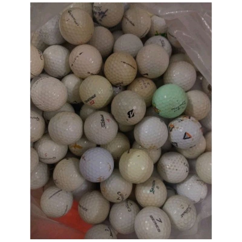 Bóng golf cũ đã qua sử dụng , bóng tổng hợp các thương hiệu 2_3_4 lớp