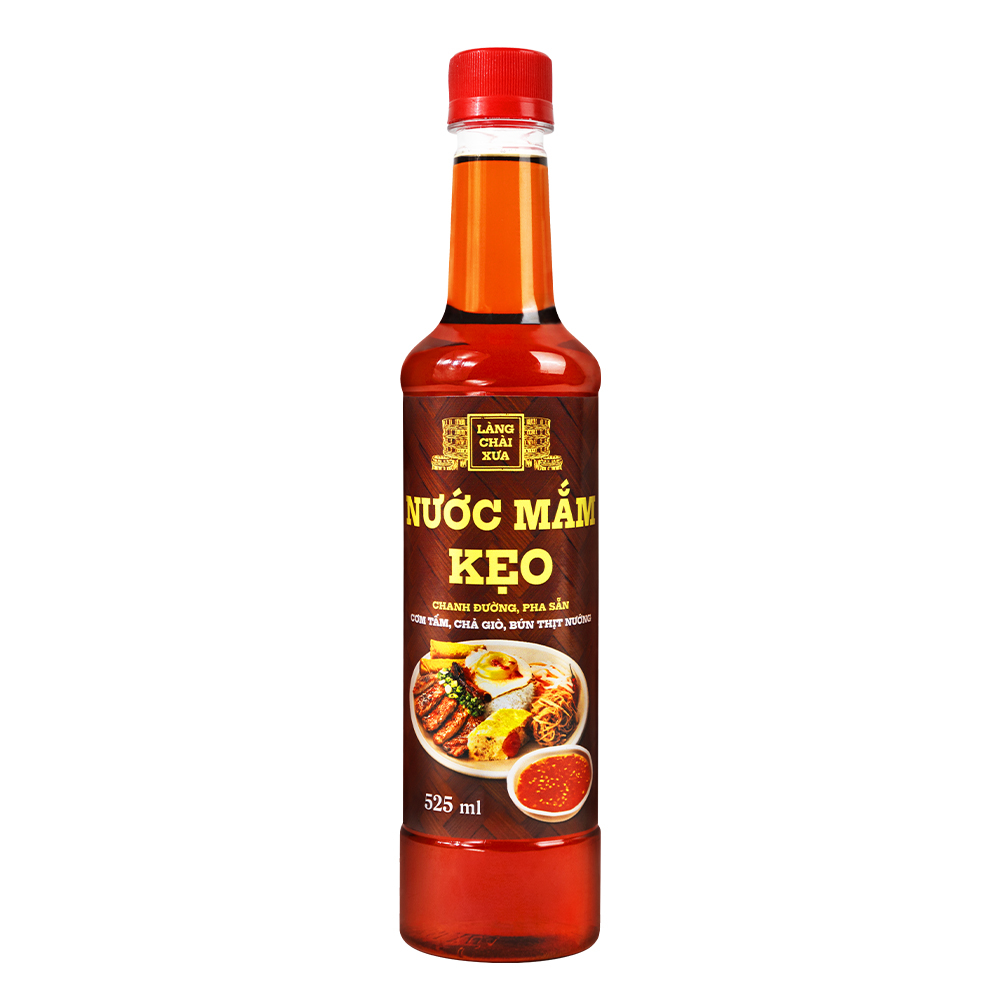 {Tặng 1 mini tôm} Nước mắm kẹo Làng Chài Xưa 525ml/chai chanh đường pha sẵn, dùng với cơm tấm, chả giò, bún thịt nướng