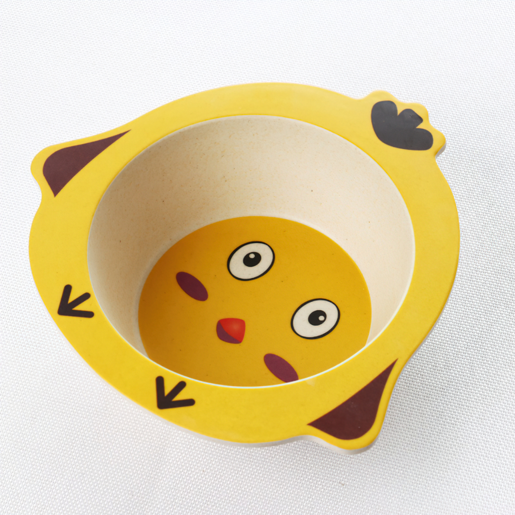 Bát chén ăn dặm lúa mạch hình con vật đáng yêu cho bé-BeloveShop