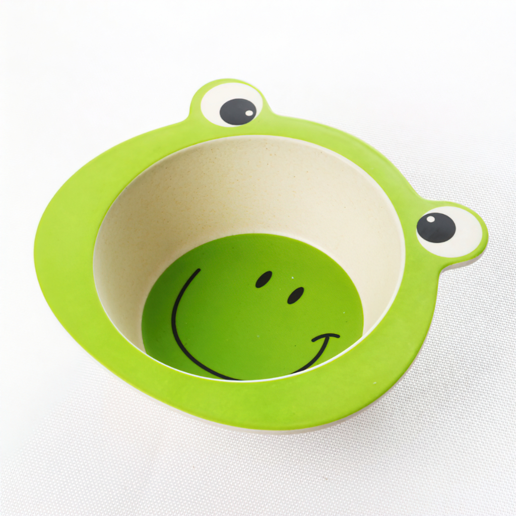 Bát chén ăn dặm lúa mạch hình con vật đáng yêu cho bé-BeloveShop