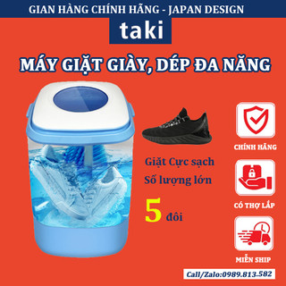 {Công Nghệ Mới 2024} Máy Giặt Mini, Máy Giặt Giày, Dép Quần Áo Cao Cấp Có Khử Khuẩn Công Nghệ Blue Ag