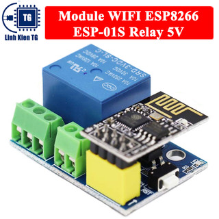 Mô đun rơ le wifi ESP8266 ESP-01S 5V ( Module WIFI ESP8266 ESP-01S Relay 5V)