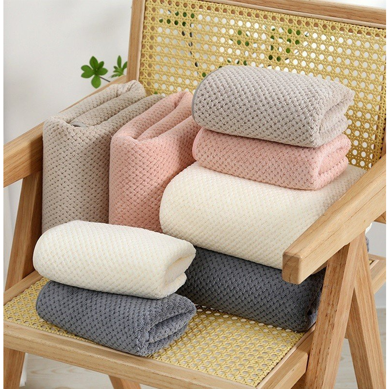 Khăn tắm san hô siêu thấm hút 70 x 140cm