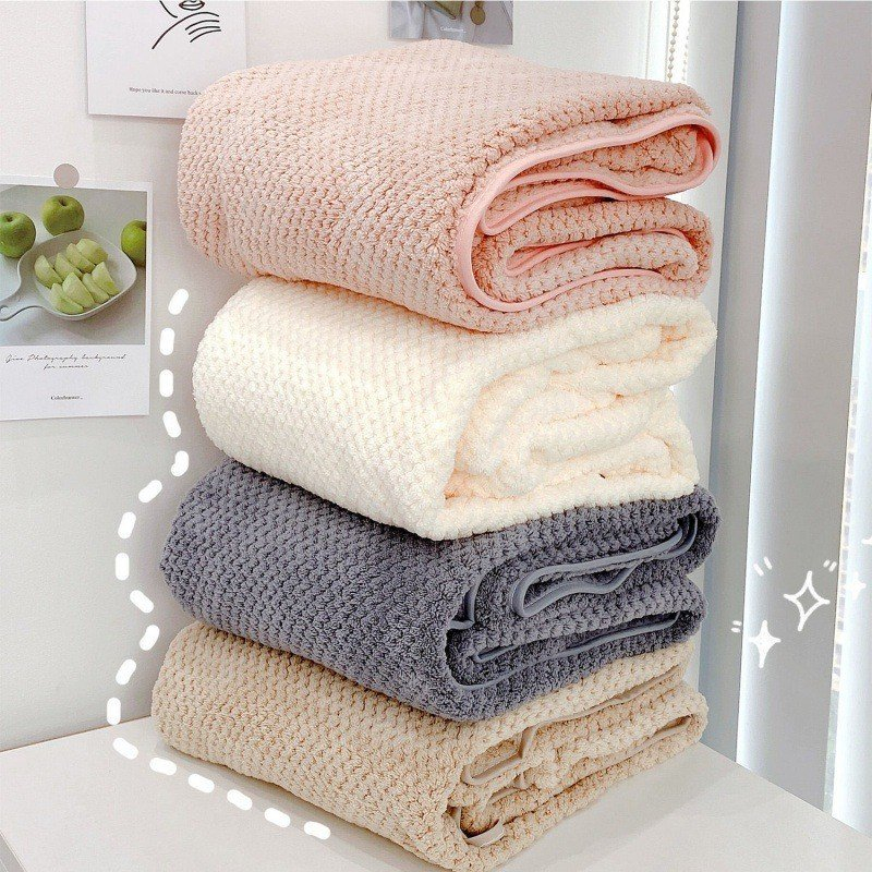 Khăn tắm san hô siêu thấm hút 70 x 140cm