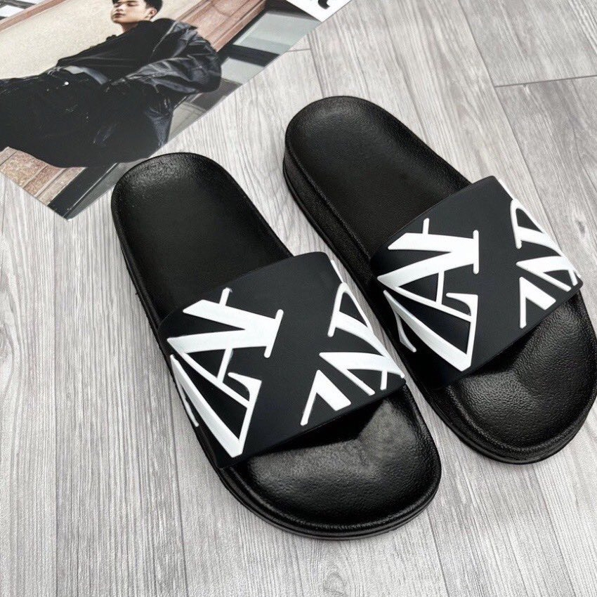 Dép Nam Quai Ngang Pu Karl Mãu dép Hot 2023 Chống Trơn Chống Trượt Đi Êm Chân . Dép Anh Thu