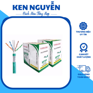 Cáp Mạng Golden Link Platinum Sftp Cat 6 Xanh Lá Made In Taiwan