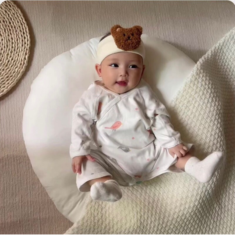 Turban , băng đô ren cho bé style Hàn - Turban công chúa cho bé gái